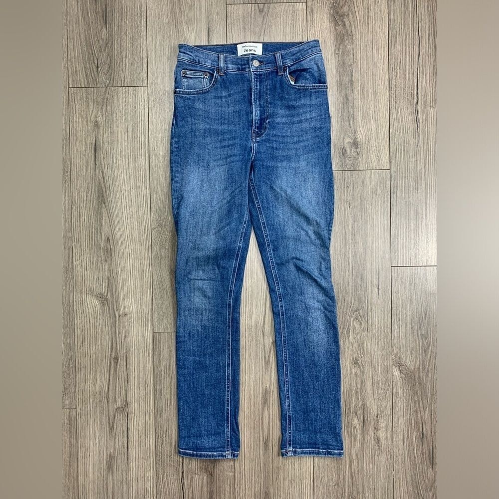 Reformation‎ Harper Skinny Jeans in Destin Wash Size 27